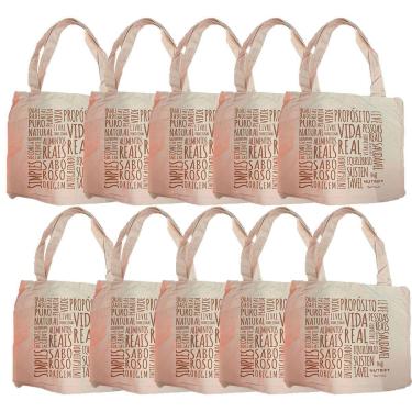 Imagem de Kit 10X Ecobag Algodão - Nutrify-Masculino