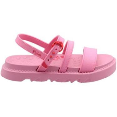 Imagem de Sandália Plataforma Infantil Barbie Soft Shine Pontos de Pressão Menina-Feminino
