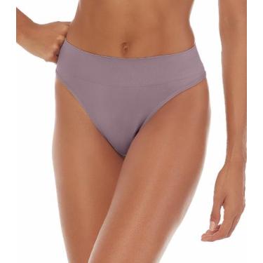 Imagem de Calcinha Tanga Cós Largo sem Costura Zee Rucci Rosa, GG, Rosa