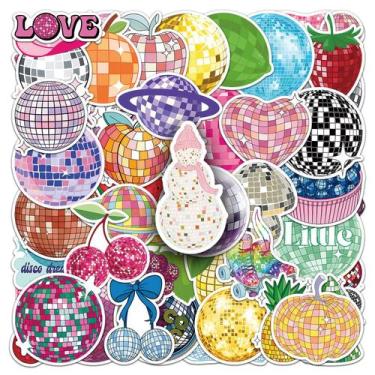 Imagem de Conjunto de adesivos Disco Ball, 50 unidades de vinil Creative Doodle 