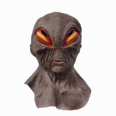 Imagem de Máscara UFO Scary Hood Alien Latex Full Face Costume Play - yiweisai
