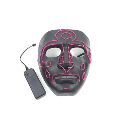 Imagem de Máscara de Halloween, LED, brilhante, cosplay, baile, fantasia de fest