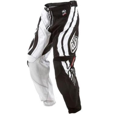 Imagem de Calça Motocross Trilha Enduro Troy Lee Se Imperial, Branco, Preto, 42