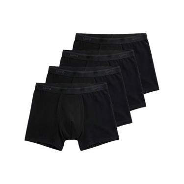 Imagem de Kit com 4 Cuecas Boxer Lupo 615-003, Preto, G