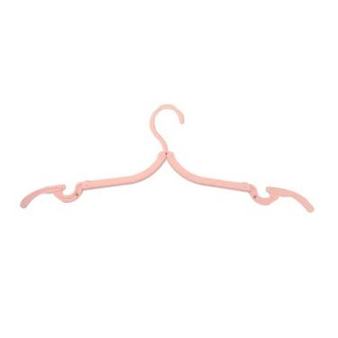 Imagem de Cabide De Plástico Dobrável Para Viagem 13x7cm - Top rio, ROSA