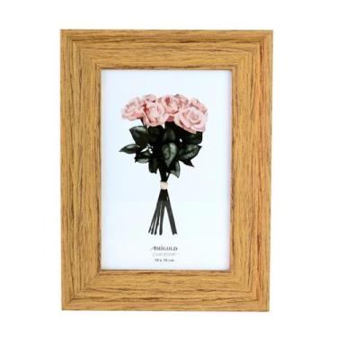 Imagem de Porta retrato de plástico moldura rustico 10x15cm - Amigold, B