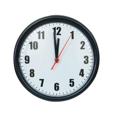Imagem de Relógio de parede poliestireno 24cm - FMART, H