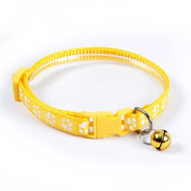 Imagem de Coleira para Pets OEM Teddy Ajustável Universal para Cães e Gatos em Material Sintético Amarelo 1 Unidade