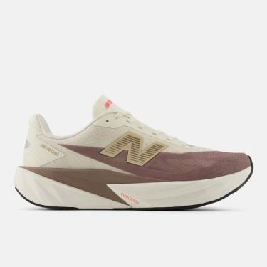 Imagem de Tênis New Balance Fuelcell Rebel V5 Masculino, 40, Off white
