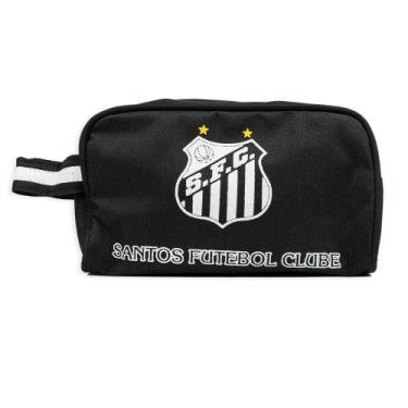Imagem de Necessaire Oficial Santos - Jc Bandeiras, Preto