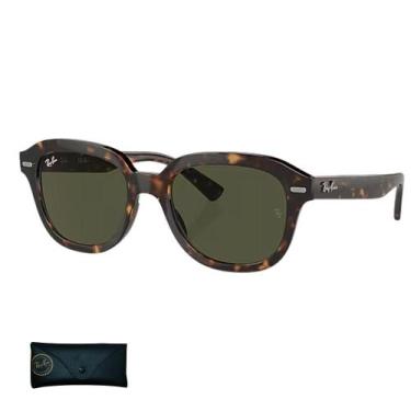 Imagem de Óculos De Sol Ray Ban Unissex Havana Erik RB4398 Tamanho 53 - Ray-Ban
