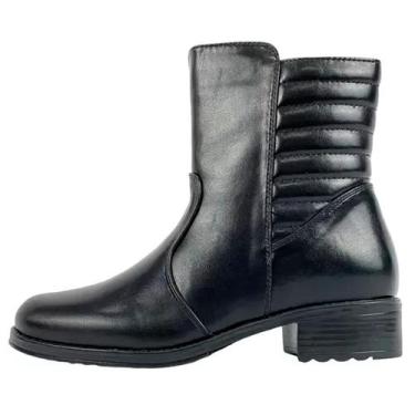 Imagem de Bota Mooncity Cano Curto Montaria - 72116, 35, Preto