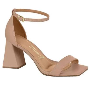 Imagem de Sandália Feminina Salto Flare Pelica Nude Vizzano 6464.102, 38