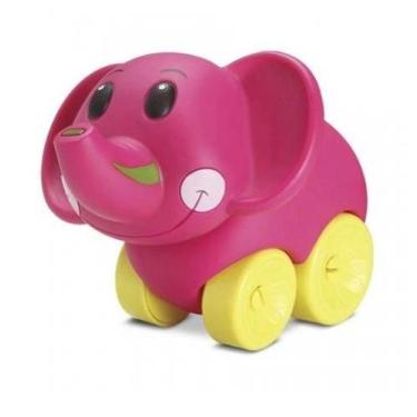 Imagem de Coleção Bichinhos com Rodinhas Elefante Rosa