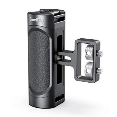 Imagem de SMALLRIG Mini alça lateral com suporte de parafuso duplo de 1/10.2 cm-20 para câmera digital mirrorless DSLR câmera pequena gaiola de câmera chave embutida, ajustável para cima e para baixo - 2916
