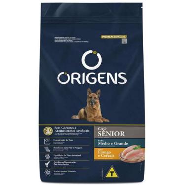 Imagem de Ração Seca Origens Frango e Cereais Integrais para Cão Sênior - 15 Kg