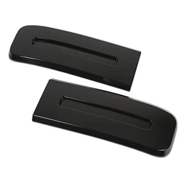 Imagem de Capa para lanterna traseira, proteção traseira preta fumê à prova de poeira decorativa para carro exterior