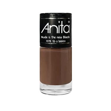 Imagem de Esmalte Anita Nude Cremoso - Cobertura Total e Secagem Rápida - Cor Só o Básico 10ml