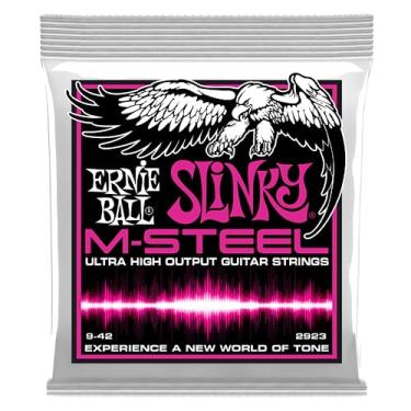 Imagem de Ernie Ball Super Slinky M-Steel Electric Guitar Strings, 9-42 Gauge (P02923)