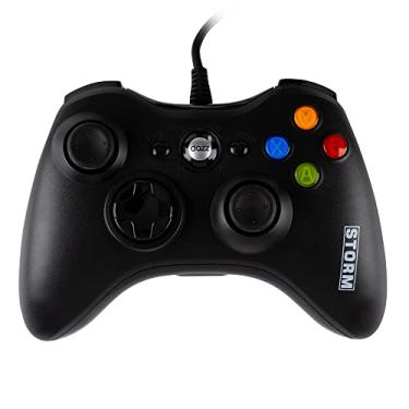 Imagem de Controle Double shock Storm Xbox 360/PC Preto 624518 - Dazz