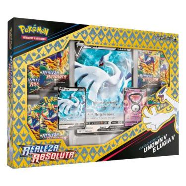 Imagem de Box De Cartas - Pokémon - Realeza Absoluta - Unown V E Lugia V - 51 Ca