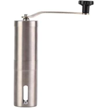 Imagem de Moinho de sal e pimenta moedor de sal de café, moinhos de sal de pimenta de aço inoxidável com acrílico para especiarias e sal moedor de sal e pimenta