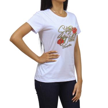 Imagem de Camiseta Branca Feminina Estampada Wrangler 32511