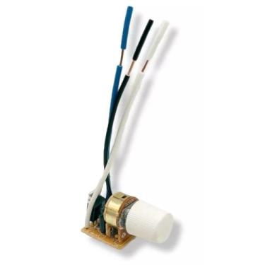 Imagem de Controlador Dimmer Rotativo Branca Bloco 400w Bivolt Com Off - Rima