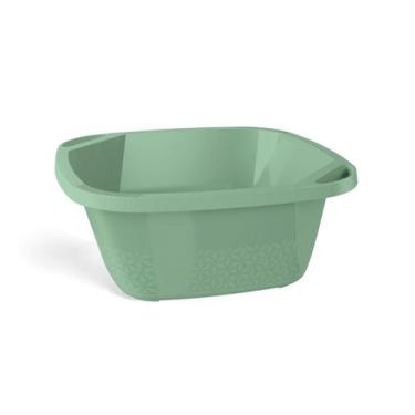 Imagem de Bacia De Plástico 8,5Lts Lavanderia Lava Roupas Reforçada Resistente U