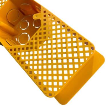 Imagem de Kit 4 Caixinhas De Luz Teto Suporte Para Laje 30cm Amarela - J.F Mangu