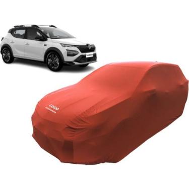 Imagem de Capa Protetora Anti-Risco Para Carro Renault Kardian - Mz, Vermelha