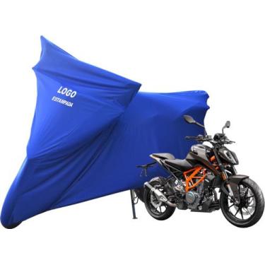 Imagem de Capa Para Cobrir Moto Ktm 390 Duke Não Risca Pintura - Mz, Azul