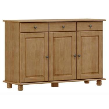 Imagem de Balcão Aparador Rubi 3 Portas e 3 Gavetas - Finestra Móveis, Freijó