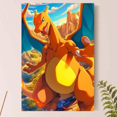 Imagem de Placa Quadro Decorativo Po.ke.mon - Ch.ari.za.rd (Charizard_07)