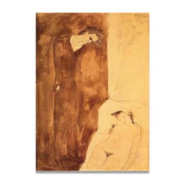 Imagem de Murais de Diego Rivera de sono profundo - arte do realismo socialista mexicano, muralista do século 1092, coleção clássica do museu de Nova York para decoração de casa 80 x 112 cm