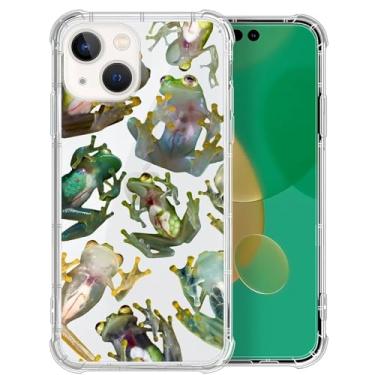 Imagem de Capa fofa para iPhone 14, estampa de sapo realmente engraçada, exclusiva, à prova de choque, slim fit, capa protetora antiarranhões, capas de telefone para mulheres e homens