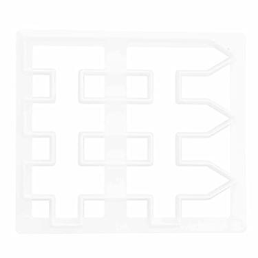 Imagem de Pssopp Forma da Cerca do Jardim do Molde de Bolo DIY para Decoração de Bolo, Plástico Seguro para Alimentos Essenciais para Assar, Sabe 3,2x2,8 Polegadas