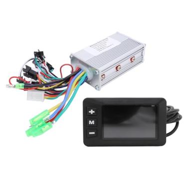 Imagem de Kit de Velocidade do Motor de Motor de Bicicleta Elétrica 24V 36V 48V 350W Controlador de motor de scooter com tela LCD para bicicletas elétricas e scooters ABS LELOLA DE ALUMINA