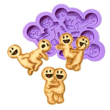 Imagem de F1215 molde de silicone kama sutra confeitaria biscuit - CONFEITARIA D