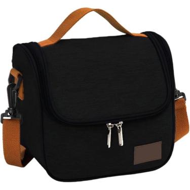 Imagem de Bolsa Térmica Lancheira Pequena com Alça Fitness Academia Treino Feminina e Masculina