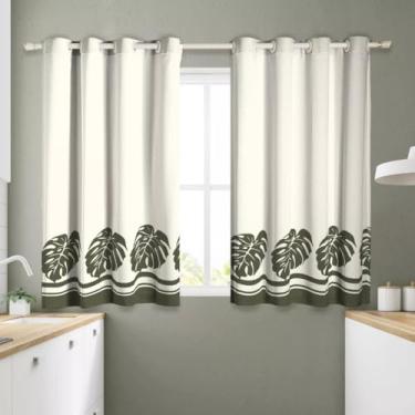 Imagem de Cortina Cozinha Oxford Linhão Premium Estampada (2,40 x 1,40, Costela Adão)