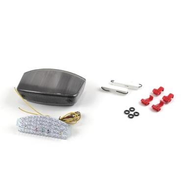 Imagem de Lanterna traseira de LED fumê Arashi para Ducati 1994-2010 todos os modelos Monster, exceto 696 796 1100 1100S, luz traseira de freio de seta, acessórios de motocicleta integrados