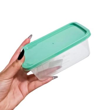 Imagem de Kit Pote 500ml C/ 30 Unidades BPA Free Marmitas Fitness Organizador de Alimentos Freezer Micro-ondas (Erva Doce)