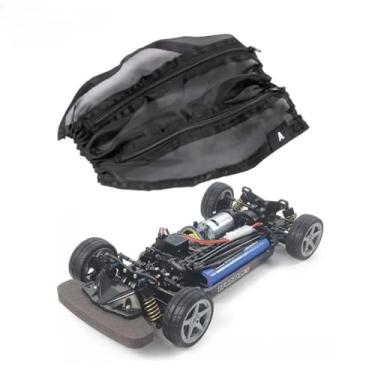Imagem de Nylon Mesh Chassis Dirt Dust Resist Guard Cover Dustpfoof Covers Compatible with Tamiya TT-01 TT-02 1/10 RC Car