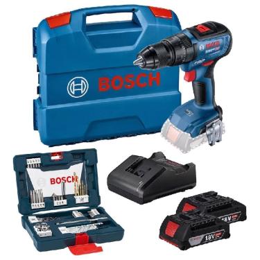 Imagem de Furadeira Parafusadeira Gsb18V50 + Kit Brocas 48 Peças Bosch