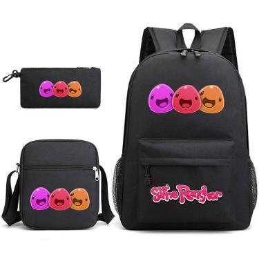 Imagem de Conjunto de mochilas Slimes Rancherss Anime School, 3 peças com sapatos