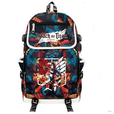 Imagem de Mochila escolar Attacks Ons Titans Anime para crianças