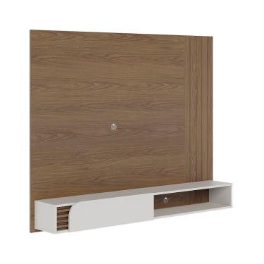 Imagem de Home Suspenso Jurere 160cm 1 Porta Basculante - Ssx Multicoisas Cor Amendoa/off White Matte