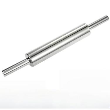 Imagem de HEEPDD Rolo de Aço Inoxidável, Rolo de Massa de Cozimento Antiaderente para Fazer Pão de Torta de Pizza, Ferramenta de Cozinha de Superfície Lisa Resistente Com Material de Qualidade (Sliver4)