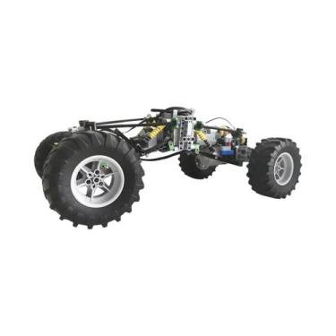Imagem de Chassi De Carro RC 4WD Elétrico, Conjunto De Blocos De Montar, Motor, 